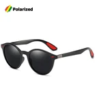 Солнцезащитные очки JackJad A599, модные круглые поляризационные очки TR90 в современном стиле, с красными заклепками, винтажные дизайнерские солнцезащитные очки без оправы, 2020