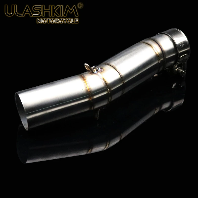 Мотоцикл Полная выхлопная средняя труба без шнуровки для Suzuki GSXR600 Gsxr700 Gsxr750 K7 GSX R700