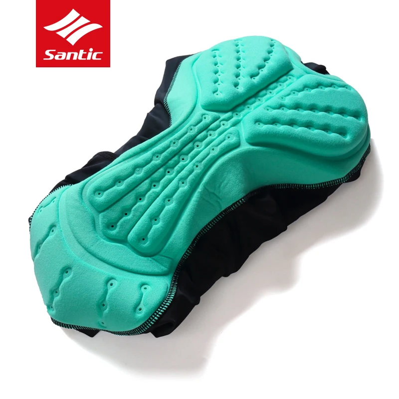 Новинка Santic Мужские дышащие велосипедные шорты Coolmax 4D с подкладкой для горного