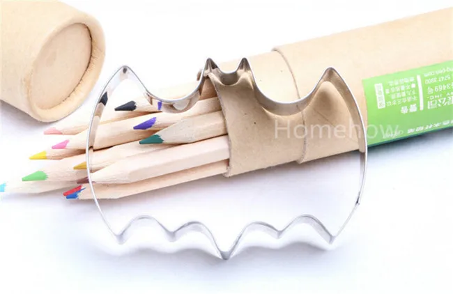 1 шт./лот печенье в виде летучей мыши из нержавеющей стали нержавеющая сталь серия