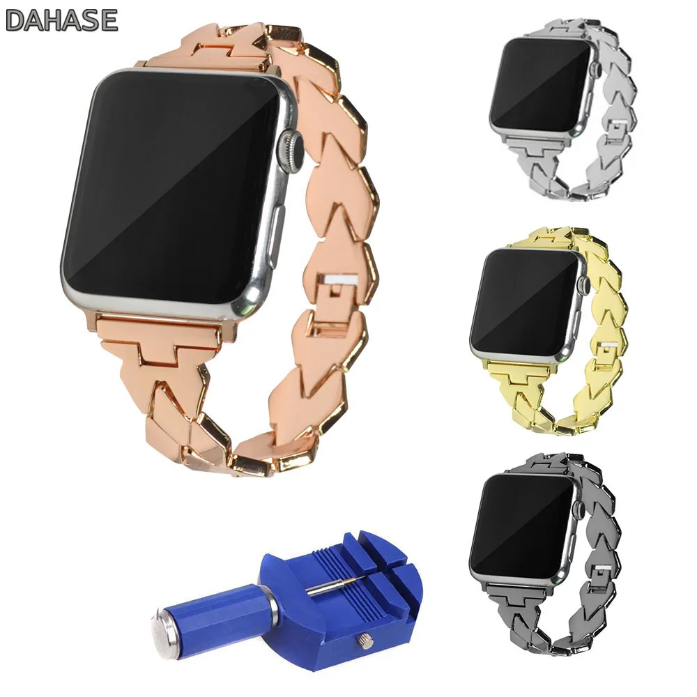 Браслет цепочка из нержавеющей стали для Apple Watch Series 1 2 3|bracelet for apple watch|for watchbracelet watch