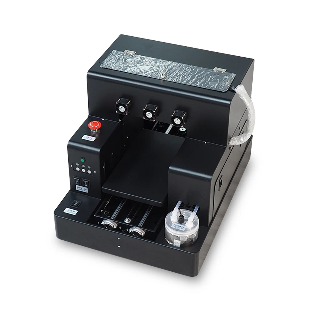 Автоматический А4 UV планшетный принтер для цилиндрической бутылки чехол