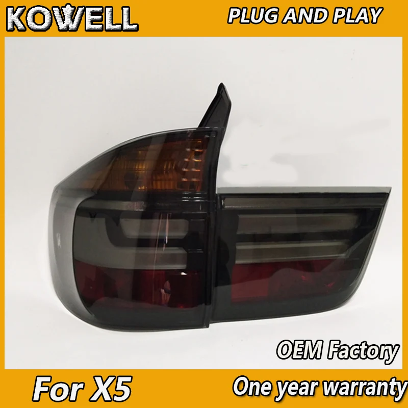 

KOWELL Car Styling Tail Lamp for BMW E70 X5 Tail Lights 2007-2013 for E70 Rear Light DRL+Turn Signal+Brake+Reverse
