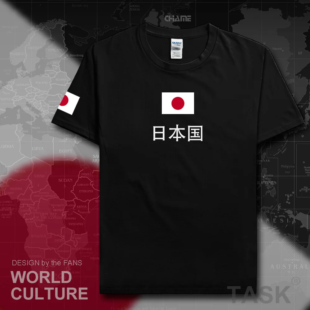 Японская футболка Nippon, Мужская футболка, хлопковая Футболка nation team, футболка из хлопка, футболка для поклонников встреч, уличная одежда для фитнеса, JPN, японская страна, JP