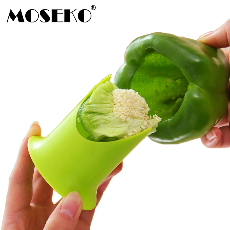 MOSEKO 2 шт./компл. Многофункциональный зеленый перец чили ядро сепаратор устройство