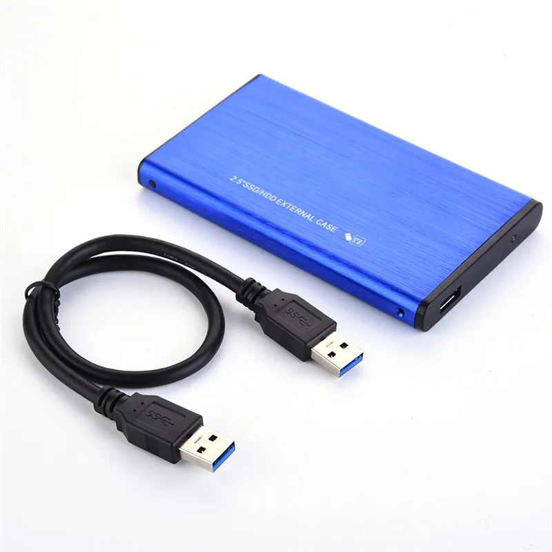 2 5 дюймов USB3.0 SDD/HDD алюминиевый сплав SATA3.0 внешний корпус жесткого диска Поддержка
