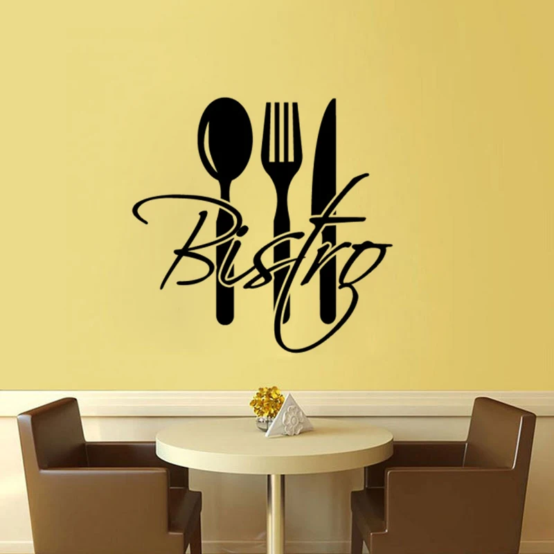 KUCADA бистро настенные Стикеры для украшения дома роспись искусство Переводные diy