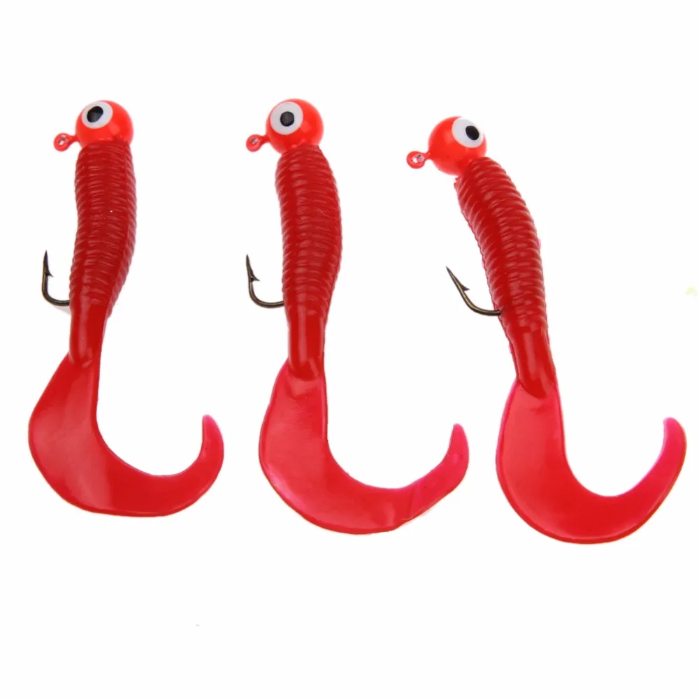 17 шт./компл. для рыбалки, мягкие блесны на удочку Lead Jig Head крюк личинка червь приманки рыболовные снасти Shads силиконовые искусственные приманки рыболовные снасти Pesca