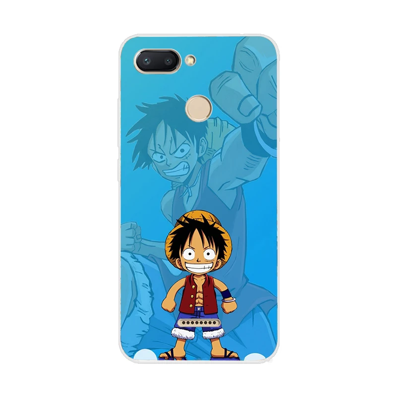 Ciciber чехол для Xiaomi Redmi 6 5 4 3 A X S Plus Pro S2 чехлы телефонов Note 7 мягкий TPU One Piece Luffy |