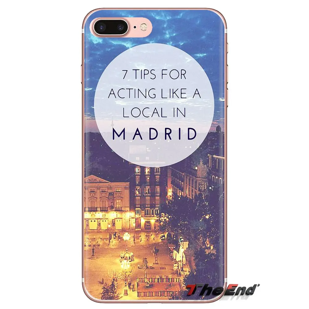 Мягкий чехол для Huawei G7 G8 P7 P8 P9 P10 P20 P30 Lite Mini Pro P Smart Plus 2017 2018 2019 Cibeles fountain Мадрид