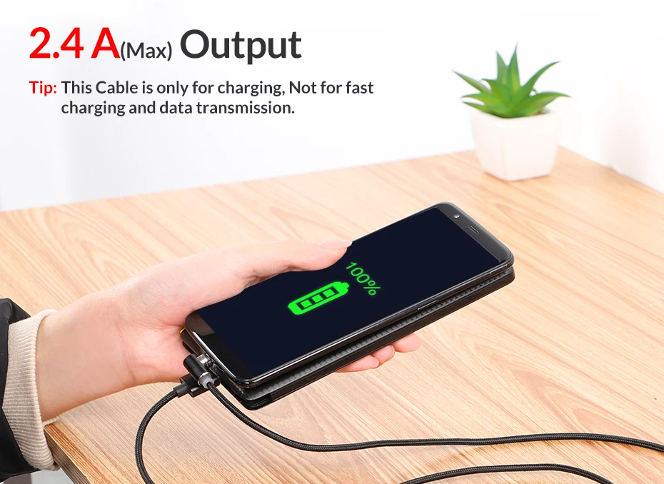 Магнитный usb-кабель TOPK l-типа для iPhone x xs Type C Micro USB для Xiaomi Samsung Galaxy S9 S8 Plus Huawei Usb C зарядный кабель