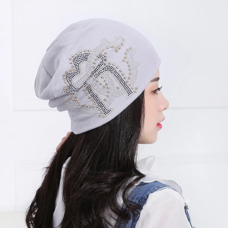 2016 шапки для шапка девочки Beanie Шляпы Для Женщин Осень И Зима Марка Вязаная Шапка
