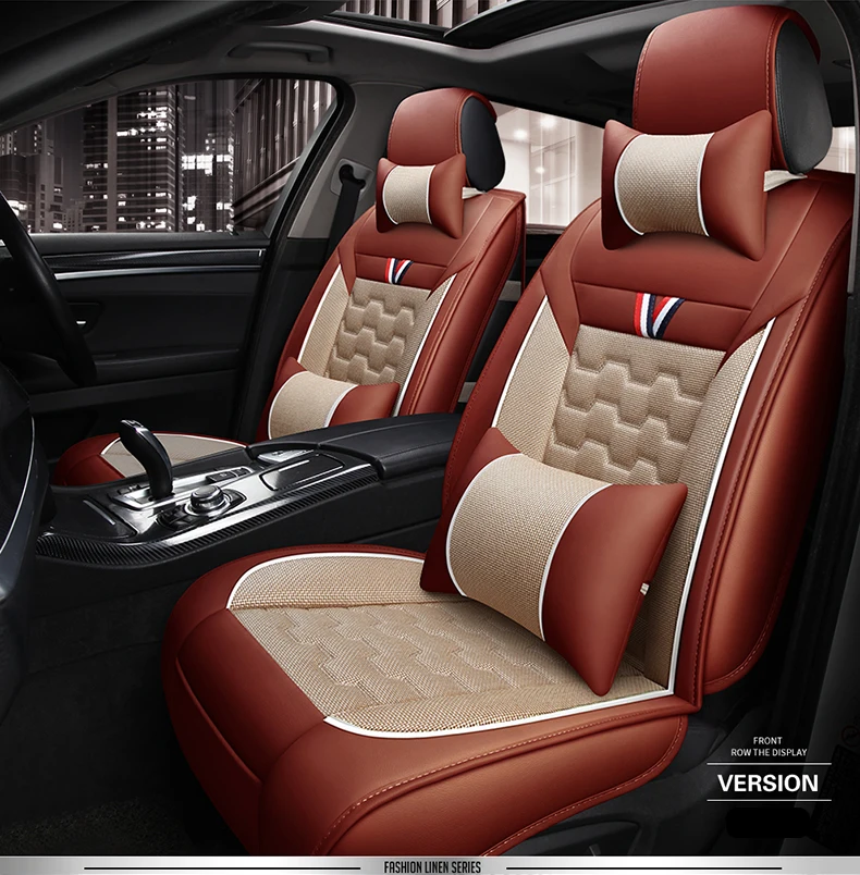 Ультра-роскошный чехол для автокресла, подушка для автокресла для Ford Edge Mondeo Ecosport Focus kuga, Land Rover Freelander 2 Most Sedan& SUV