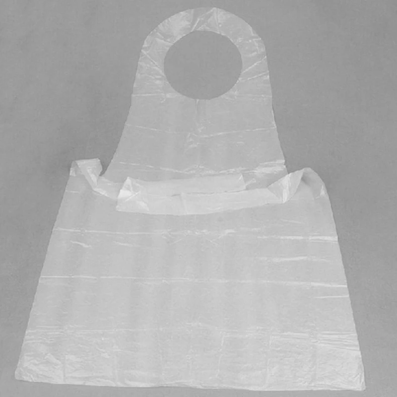 EZLIFE 10 шт./компл. одноразовый чистящий фартук прозрачный простой в использовании