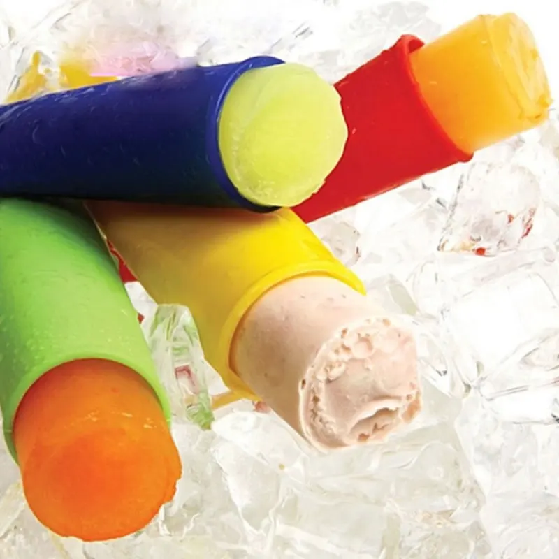 Силиконовая форма для мороженого с крышкой Формочки Для Мороженого желе 10 шт./лот