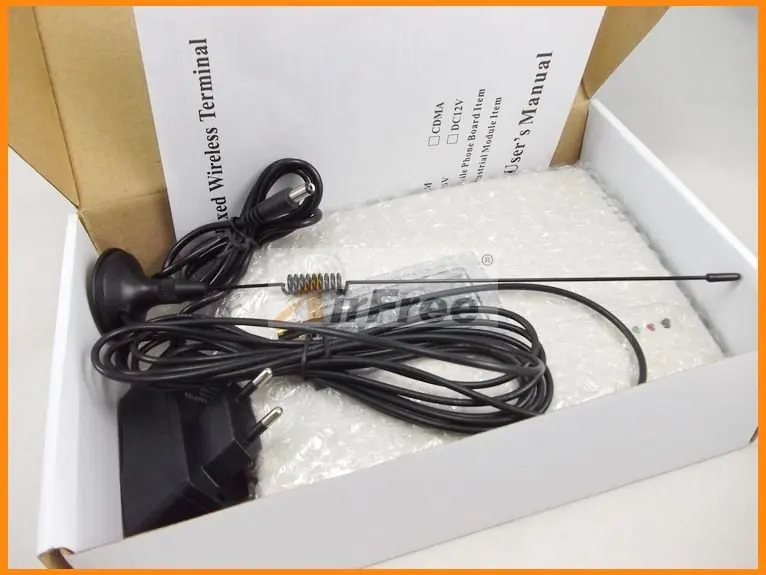 Бесплатная доставка GSM фиксированной беспроводной терминал с ЖК дисплей для FCT