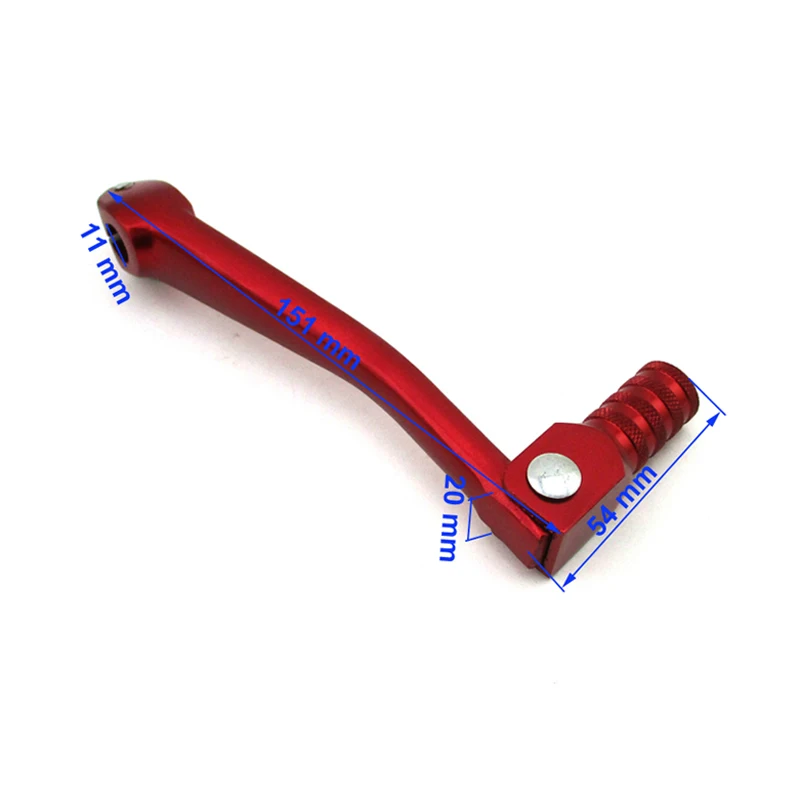 XLSION красный рычаг переключения передач + стартовый Kick Start для китайского 50cc 70cc 90cc