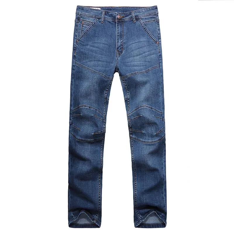 

Patchwork Casual Cotton Trousers Men Fashion Jeans Straight Loose Baggy Harem Denim Pants 4 Season Edition Blue Plus Size 28-48