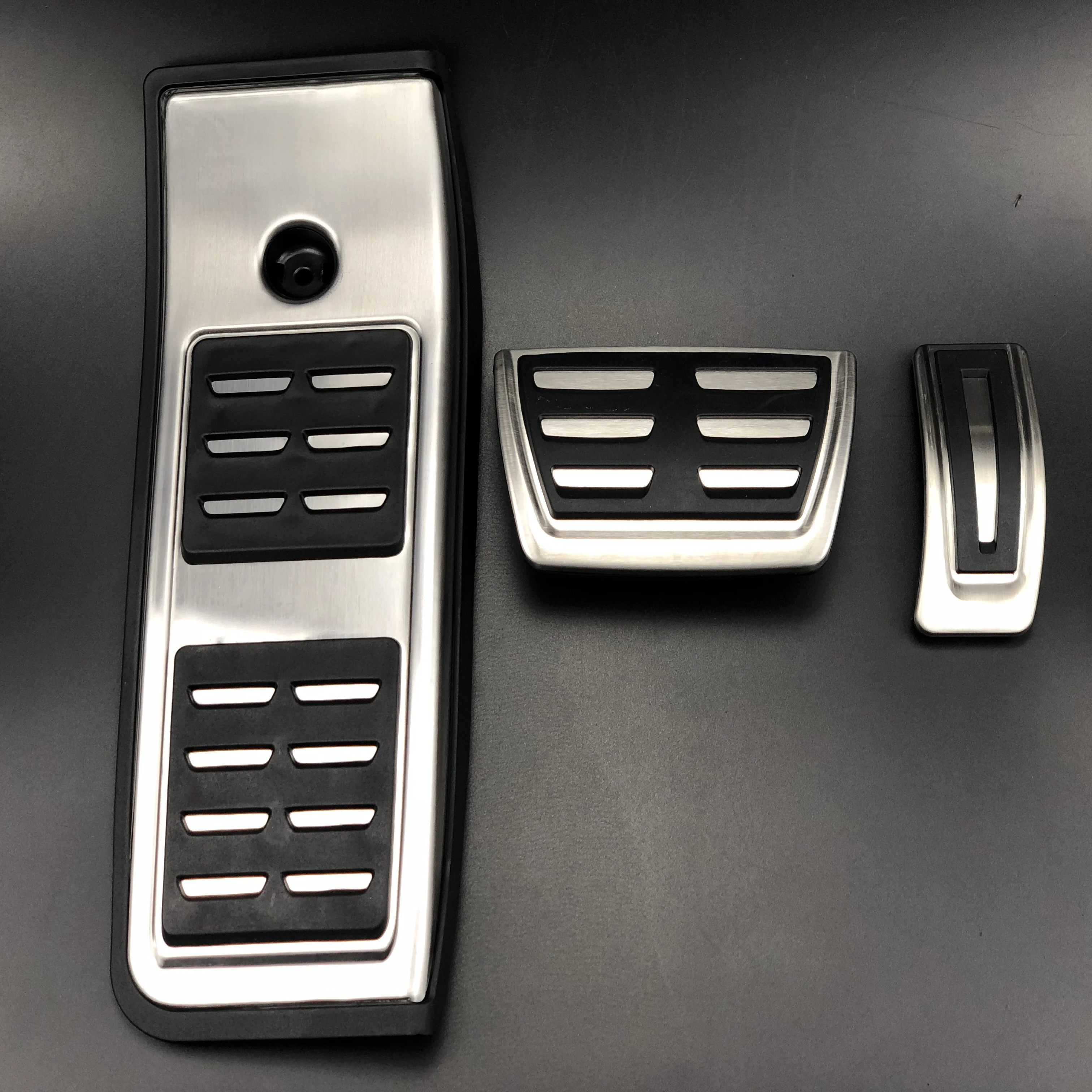 

For Audi A4 B9 A5 F5 2016-2019 Sedan Avant Sport Automatic High Quality Stainless Steel Fuel Brake Footrest Pedal Cover
