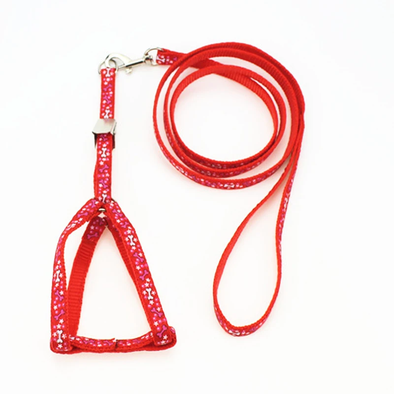 Нейлоновый Поводок для собак поводок ошейник маленьких и больших 4 цвета размер XS