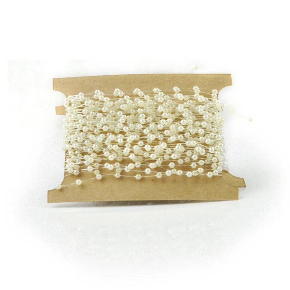 Бусины из АБС-пластика для скрапбукинга 10 м 4 мм | Дом и сад