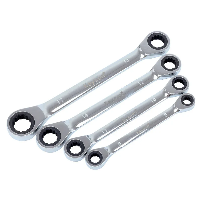 8-24 мм хром-ванадиевый Быстрый Реверсивный комбинированный Трещоточный ключ, металлический Трещоточный ключ, гаечные ключи, автоматический ремонт, ручные инструменты для дома