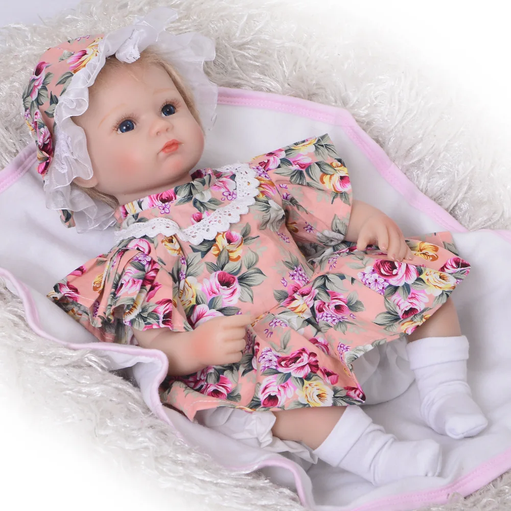 Силикона Reborn Baby Doll Дети Playmate подарок для девочек 43 см Alive мягкие игрушки Bebes Brinquedo