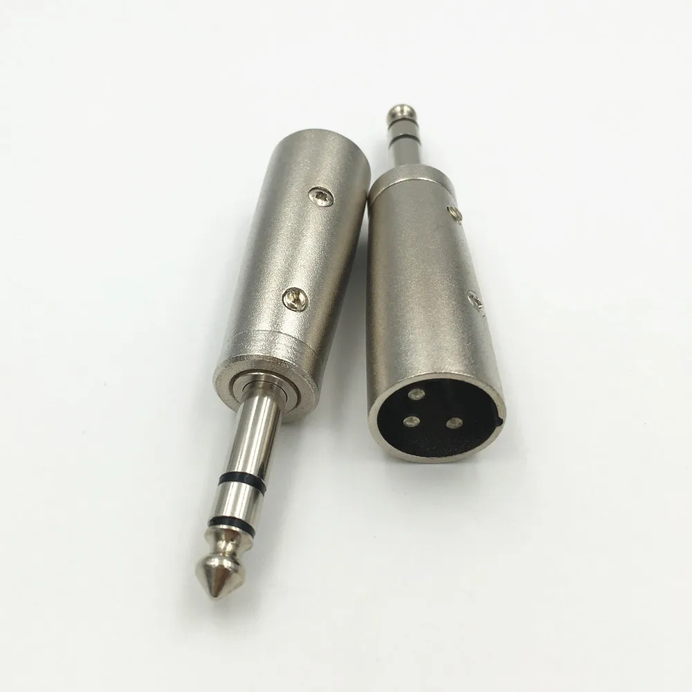 4 шт. высокое качество 3Pin XLR штекер 1/4 &quot6 35 мм 2 3-полюсный моно аудио кабель