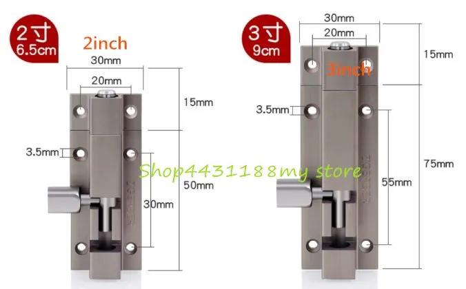 2 дюймовые профессиональные блокираторы из алюминиевого сплава раздвижные окна