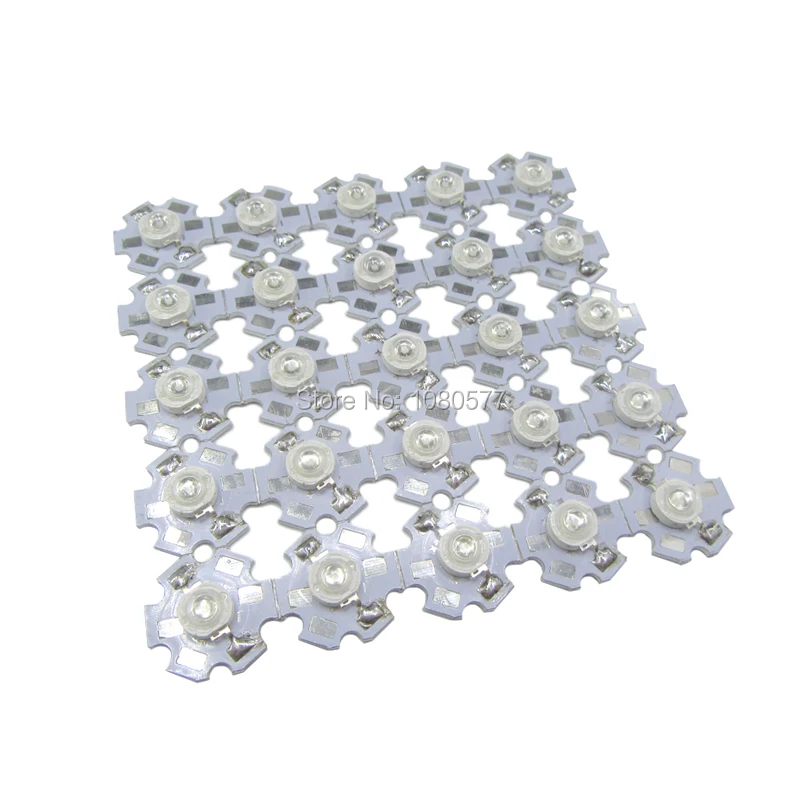 3 Вт УФ высокомощный светодиодный светильник SMD, Ультрафиолетовый 365nm 385nm 395nm 400nm 405nm 420nm для точечного светильника, светильник