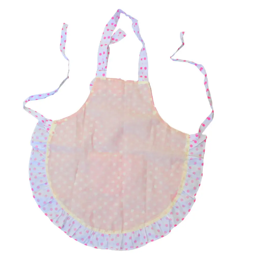 Детский кухонный фартук для выпечки 2 слоя ткани в горошек|princess apron|apron dotskitchen aprons