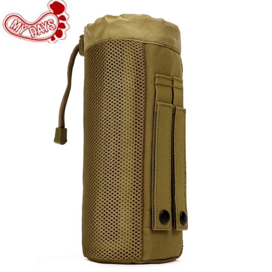 

Тактическая Военная Сумка для бутылки с водой Molle, уличный держатель для чайника, спортивный Чехол для бутылки с водой Для Путешествий, Похо...