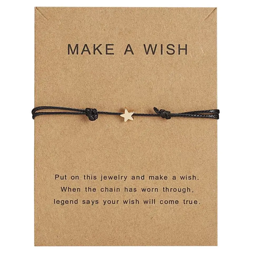 Креативный браслет для девушек и женщин со звездами поздравительных открыток