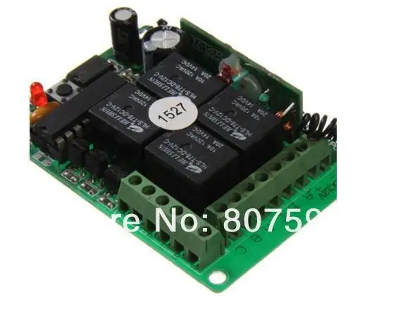 12V DC 10A 4 CH RF беспроводной переключатель системы дистанционного управления