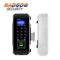 glass fingerprint digital electronic door lock for home anti theft intelligent password rfid card standalone opener smart