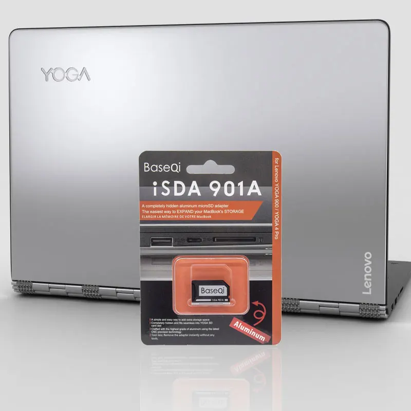 Оригинальный кардридер Baseqi металлический адаптер для ноутбука Lenovo yoga 900 и 710 minidrive