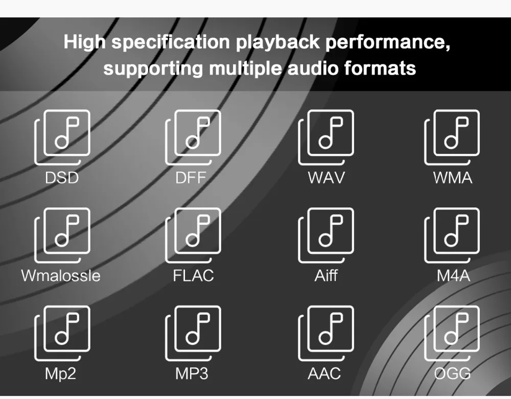 SMSL DP3 Hi-Fi Bluetooth музыкальный плеер с балансным усилителем для наушников, выход с поддержкой родного DSD256 Apt-X 2,4G/5G Wifi