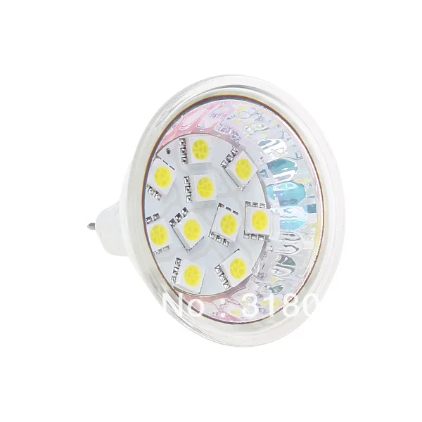 Светодиодная лампа MR16 10 шт. 5050 SMD 12 В постоянного тока переменного 220 лм стеклянная