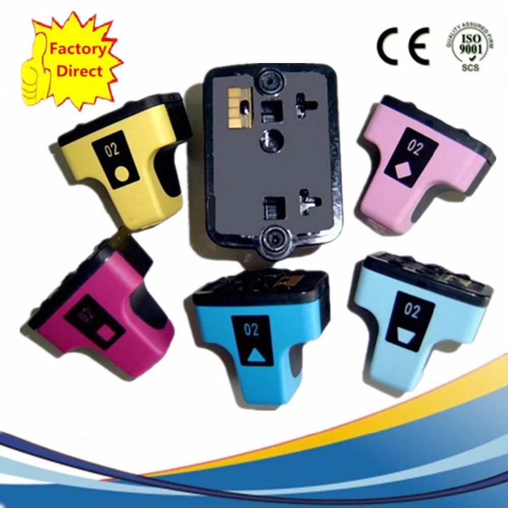 

Ink Cartridges Replacement For HP02 XL HP02 HP02XL 02XL C8721WN PhotoSmart 3110 3110v 3110xi 3207 3210 3210v 3210xi 3213