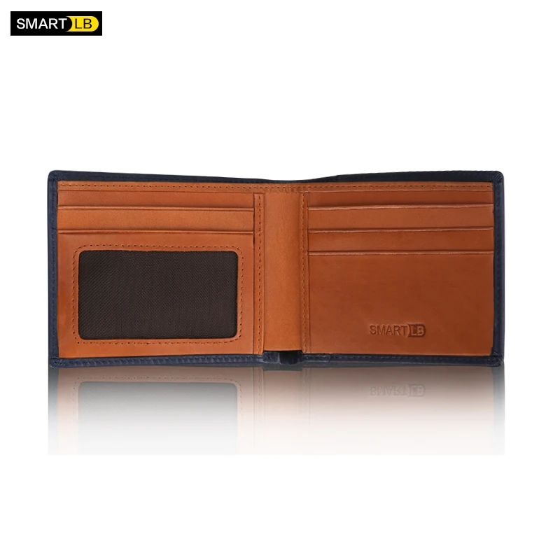 Мужской кошелек из натуральной кожи с Bluetooth и GPS новинка 2019|Мужские кошельки| |