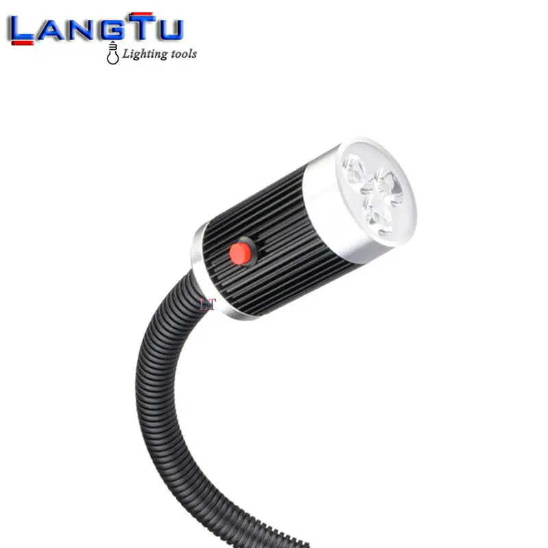 NHM 9W светодиодный рабочий светильник 50 см 80 гусиная шея Дровосек task lamp 12V Volt |