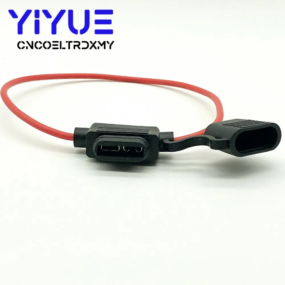 1 шт. 16 AWG средний автомобильный держатель предохранителя водостойкий без плавкие