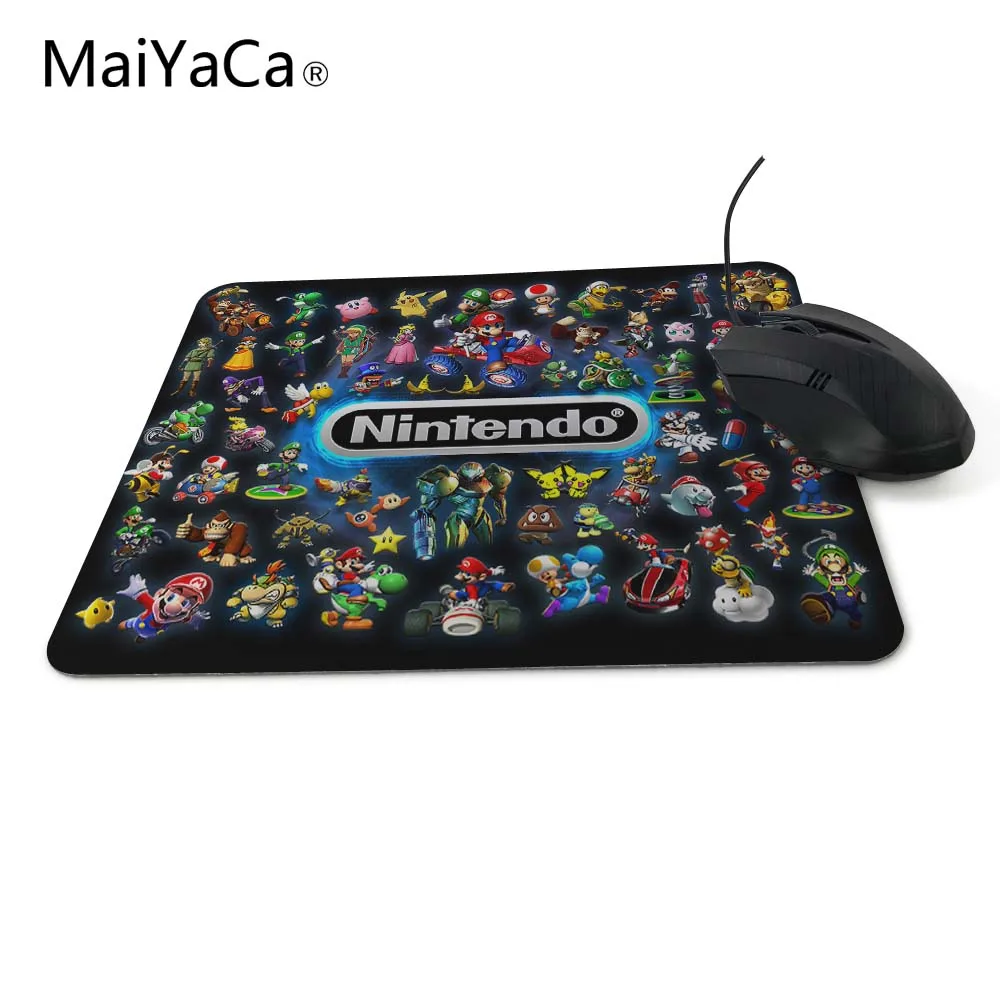 Новые поступления Роскошные Супер Марио BROS видеоигры игры игровая мышь коврики Противоскользящий Прямоугольный Коврик для мыши