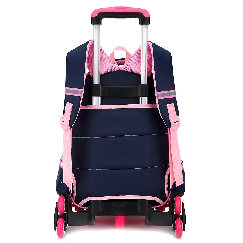 2018 водонепроницаемые школьные рюкзаки на колесах детские сумки для девочек