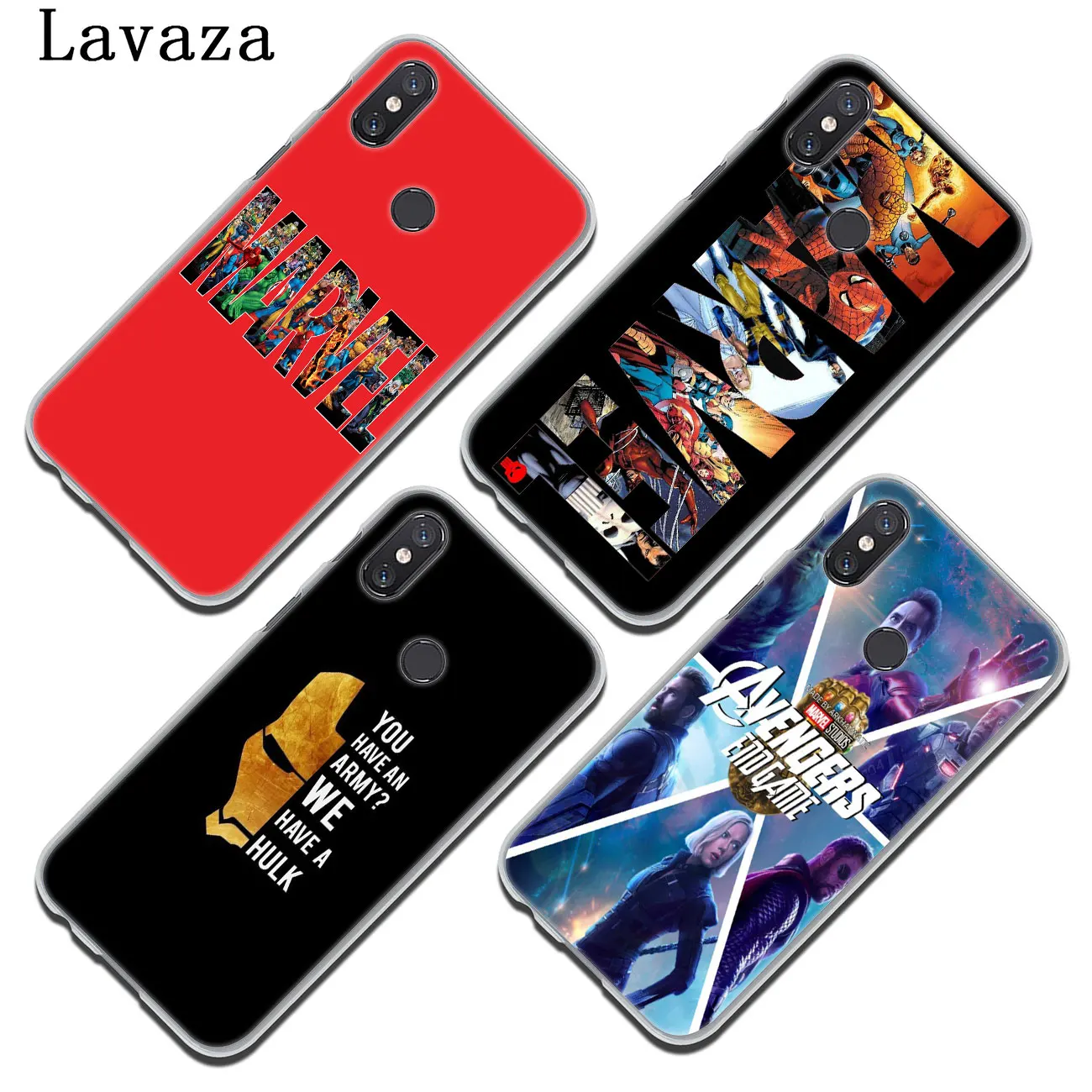 Твердый чехол для телефона Lavaza Avengers Endgame Thanos Marvel Superhero Xiaomi Redmi K20 8A 7A 6A Note 8 8T 7 5 6 Pro 4