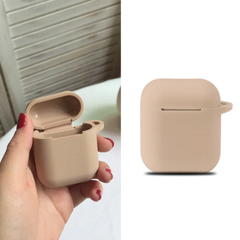 1 шт. ТПУ силиконовый Bluetooth беспроводной чехол для наушников AirPods защитный