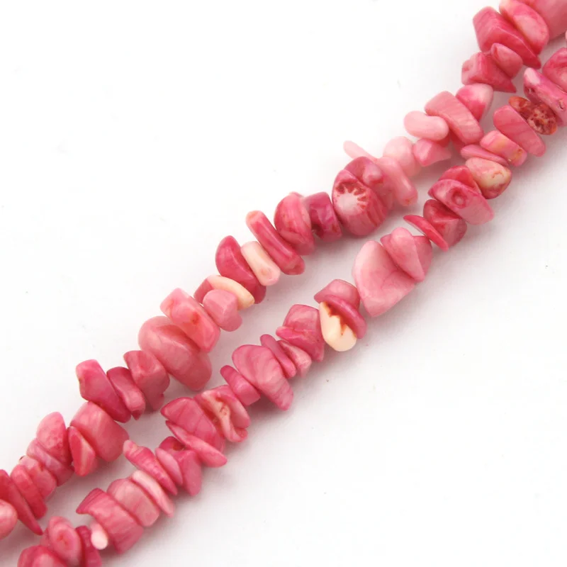 Бесплатная доставка 7 8 мм натуральный красный розовый коралл произвольной формы