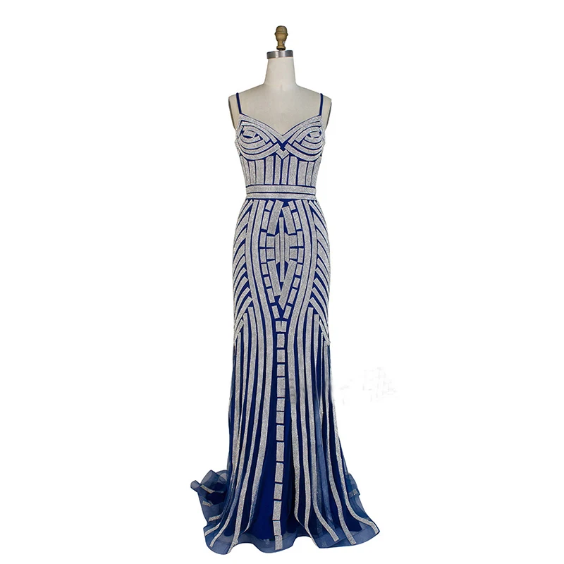 2018 Robe De Soiree вечернее платье с бриллиантами телесный цвет тюль шампанского Золото