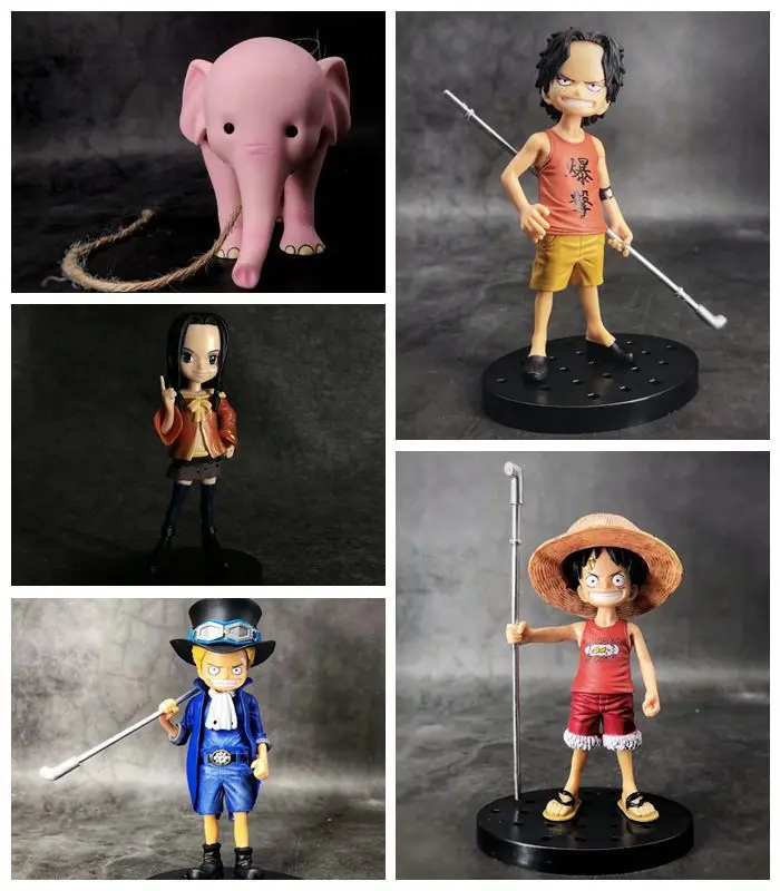 Аниме одна штука DX the Grandline дети Vol Luffy Сабо Ace Elephant Boa фигурка модель игрушки |