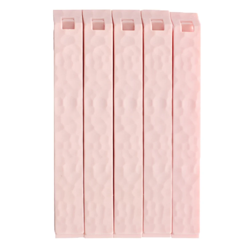 5 шт./упак. пластиковый пакет для хранения еды герметичные зажимы портативные